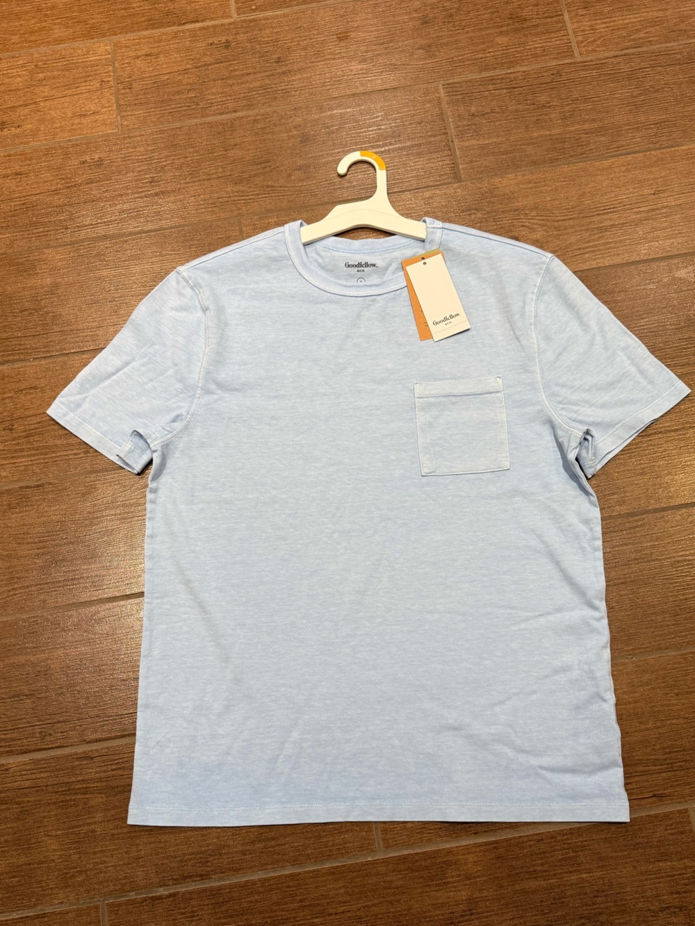 Goodfellow & Co Light Blue Short Sleeve Pocket Tee